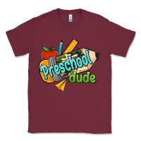 Burgundy preschool dude Classic Tee - RanaPortraitStore