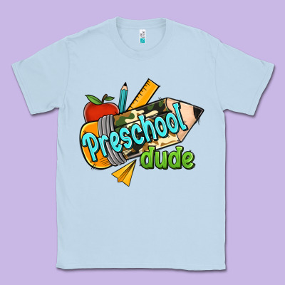 Preschool Dude Classic Tee Designed By Ranaportraitstore