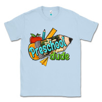 Dusty Blue preschool dude Classic Tee - RanaPortraitStore