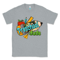 Heather Grey preschool dude Classic Tee - RanaPortraitStore