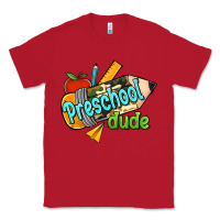 Red preschool dude Classic Tee - RanaPortraitStore