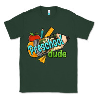 Sports Green preschool dude Classic Tee - RanaPortraitStore