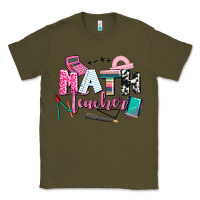 Army Green math teacher Classic Tee - AdoDesignShop