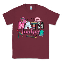 Burgundy math teacher Classic Tee - AdoDesignShop