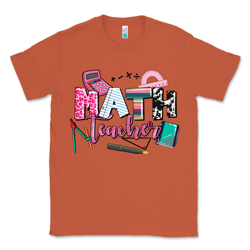 Math Teacher Classic Tee by AdoDesignShop | Teevron