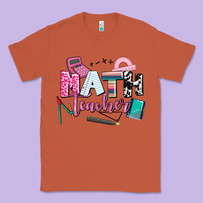 Math Teacher Classic Tee Designed By Adodesignshop