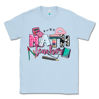 Dusty Blue math teacher Classic Tee - AdoDesignShop