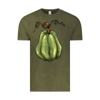 Vintage Olive gourd green pumpkin Vintage Tee - BarkalooDesign