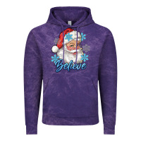 Cloud Purple santa blue believe Vintage Hoodie - RanaPortraitStore
