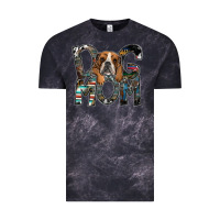 Cloud Black dog mom Vintage Tee - SublimationCraftShop