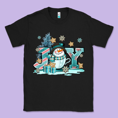 Cute Coffeecup Snowmanand Joy Classic Tee Designed By Adodesignshop