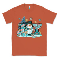 Copper cute coffeecup snowmanand joy Classic Tee - AdoDesignShop