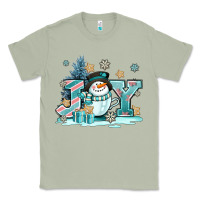 Matcha cute coffeecup snowmanand joy Classic Tee - AdoDesignShop