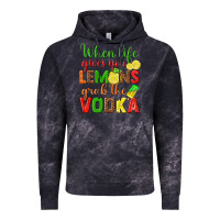 Cloud Black when life gives you lemons grab the vodka Vintage Hoodie - texasbilliewilder