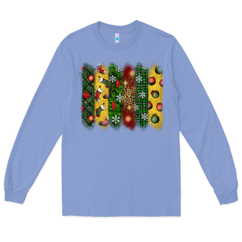 Christmas Brushstroke Long Sleeve Tee by BundleAndBundleShop | Teevron