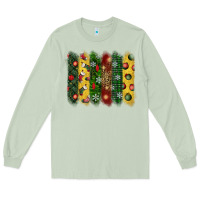 Matcha christmas brushstroke Long Sleeve Tee - BundleAndBundleShop
