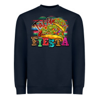 Navy Taco Fiesta Heavyweight Sweatshirt - texasbilliewilder