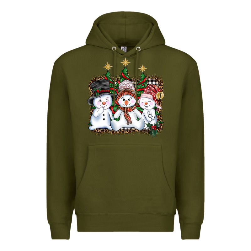 Christmas Snowman Premium Hoodie by AdoDesignShop | Teevron