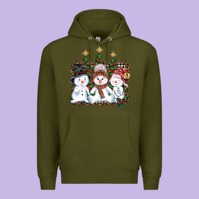 Christmas Snowman Premium Hoodie Designed By Adodesignshop