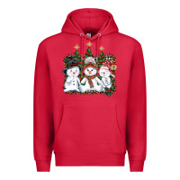 Cardinal christmas snowman Premium Hoodie - AdoDesignShop