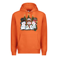Carrot christmas snowman Premium Hoodie - AdoDesignShop