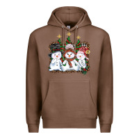 Chestnut christmas snowman Premium Hoodie - AdoDesignShop