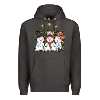 Smoke christmas snowman Premium Hoodie - AdoDesignShop