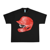 Black red baseball batting helmet fa element Urban Heavy Tee - FaDigitalArtStudio