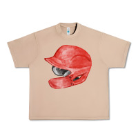 Burro red baseball batting helmet fa element Urban Heavy Tee - FaDigitalArtStudio