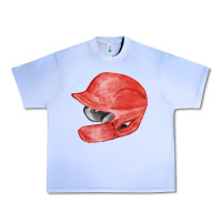 Grape Ice red baseball batting helmet fa element Urban Heavy Tee - FaDigitalArtStudio