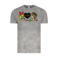 Cloud Rock peace love juneteenth 1865 Vintage Tee - HRA Design Shop