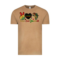 Peace Love Juneteenth 1865 Vintage Tee | Teevron