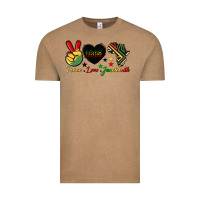 Vintage Coffee peace love juneteenth 1865 Vintage Tee - HRA Design Shop