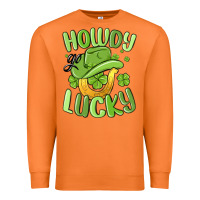 Carrot howdy go lucky st patrics day Premium Sweatshirt - MaliasSmallBusiness