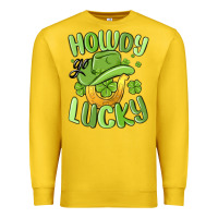 Lemon howdy go lucky st patrics day Premium Sweatshirt - MaliasSmallBusiness
