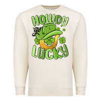 Sandshell howdy go lucky st patrics day Premium Sweatshirt - MaliasSmallBusiness