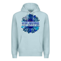 Blue Mist autism awareness accept understand love blue Premium Hoodie - LillyAllenDesigns