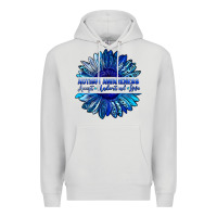 Dove Grey autism awareness accept understand love blue Premium Hoodie - LillyAllenDesigns