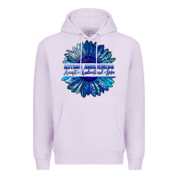 Lilac autism awareness accept understand love blue Premium Hoodie - LillyAllenDesigns