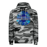 Slate Camo autism awareness accept understand love blue Premium Hoodie - LillyAllenDesigns
