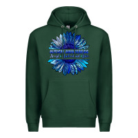 Sports Green autism awareness accept understand love blue Premium Hoodie - LillyAllenDesigns