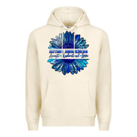 Tofu autism awareness accept understand love blue Premium Hoodie - LillyAllenDesigns