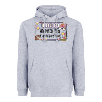 Heather Grey hello im mentally at the bookstore Heavyweight Hoodie - MaliasSmallBusiness