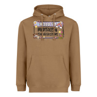 Toasted Coconut hello im mentally at the bookstore Heavyweight Hoodie - MaliasSmallBusiness