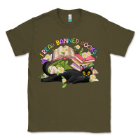 Army Green i read banned books Classic Tee - Artiststas