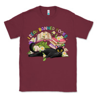 Burgundy i read banned books Classic Tee - Artiststas