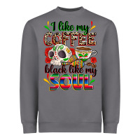 Storm i like my coffee black like my soul Heavyweight Sweatshirt - Zillion Design Studio