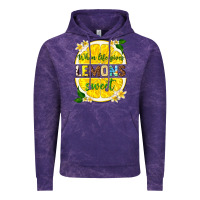 Cloud Purple when life gives lemons sweet Vintage Hoodie - texasbilliewilder