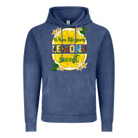 Vintage Denim when life gives lemons sweet Vintage Hoodie - texasbilliewilder