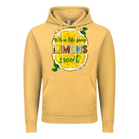 Vintage Mustard when life gives lemons sweet Vintage Hoodie - texasbilliewilder